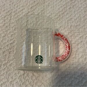 NEW Starbucks Valentines Heart Confetti Glass Mug